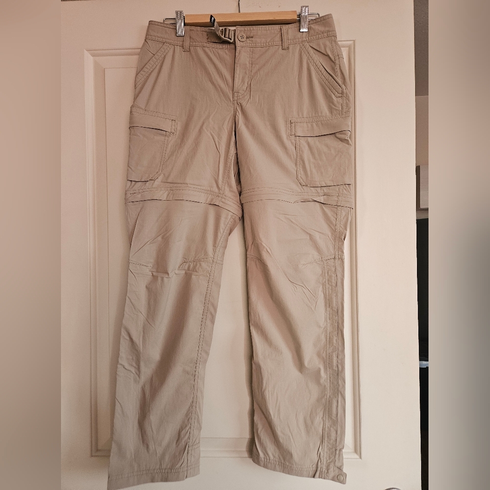REI Co-op Cargo Pants Tan Relaxed Fit Women's 8 Petite
